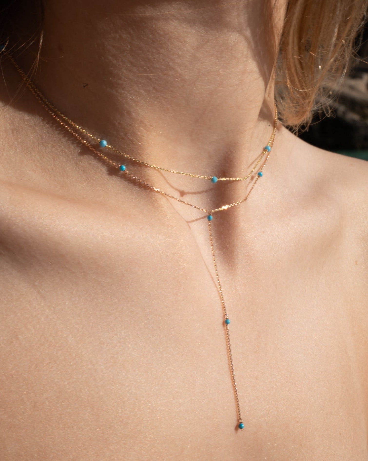 Y style necklace sales