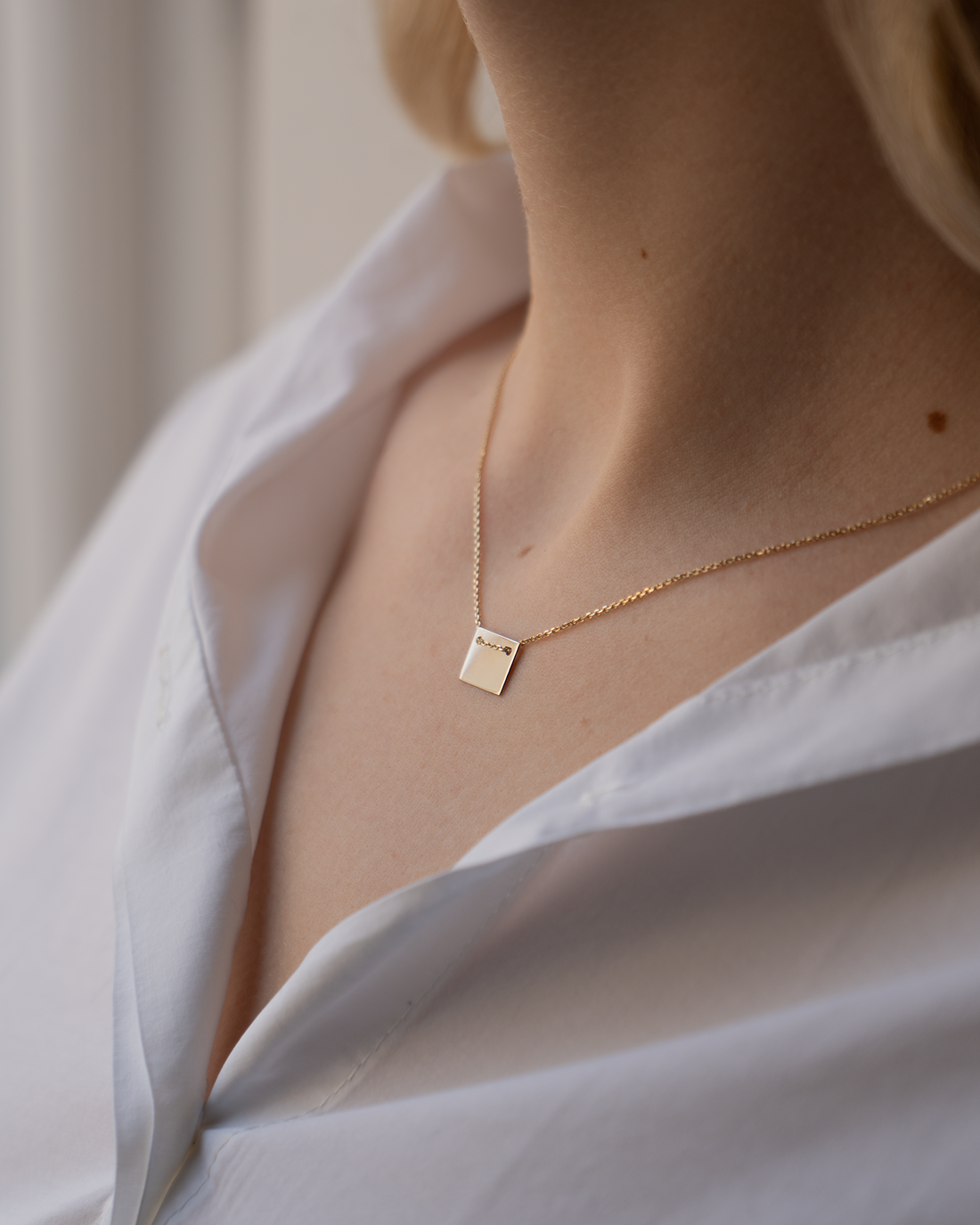 Rue – Gravur Halskette