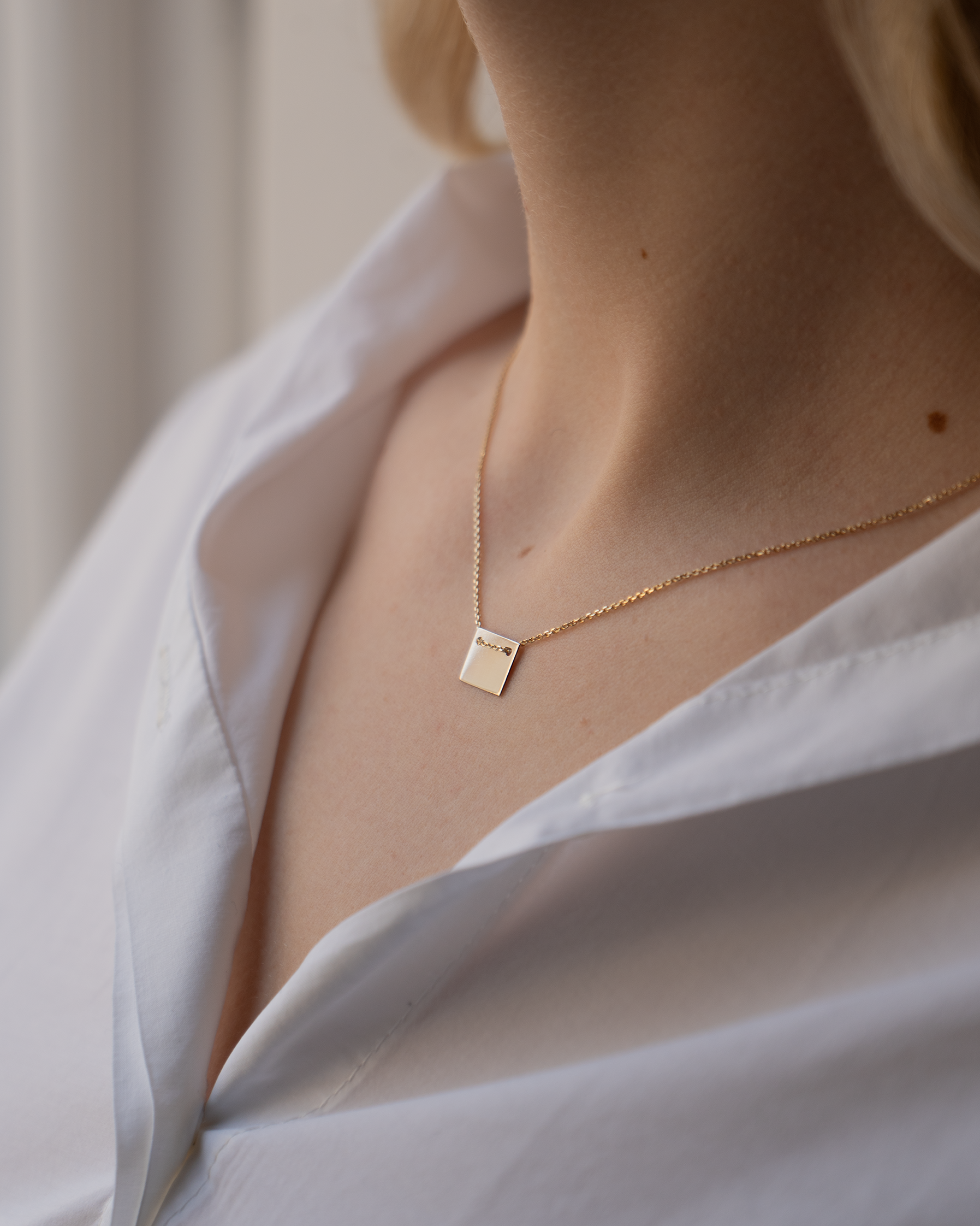 Rue – Gravur Halskette