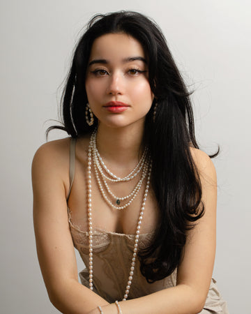 Seraphina - Long Pearl Necklace