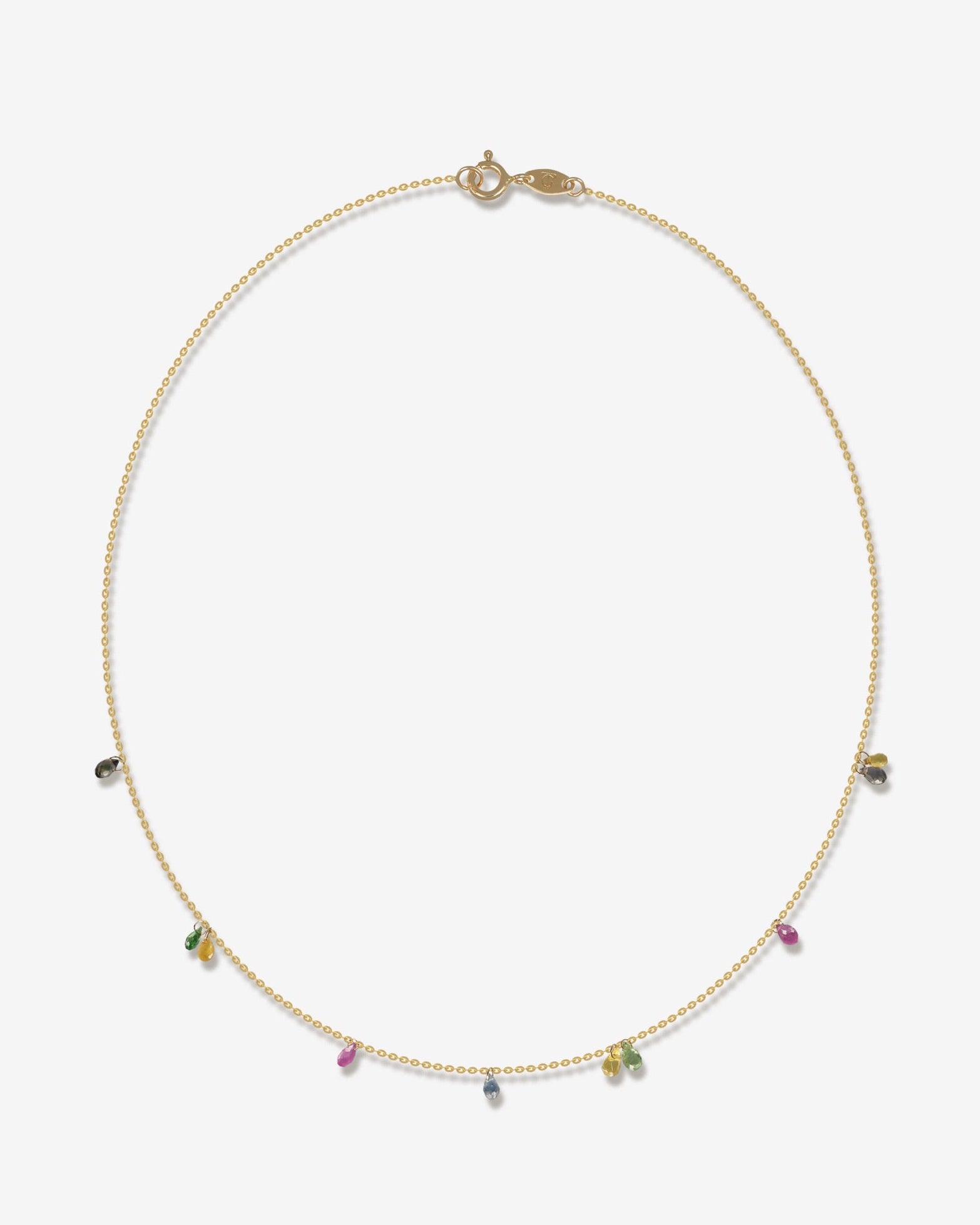 Saphira Halskette aus Gold von KONI Design