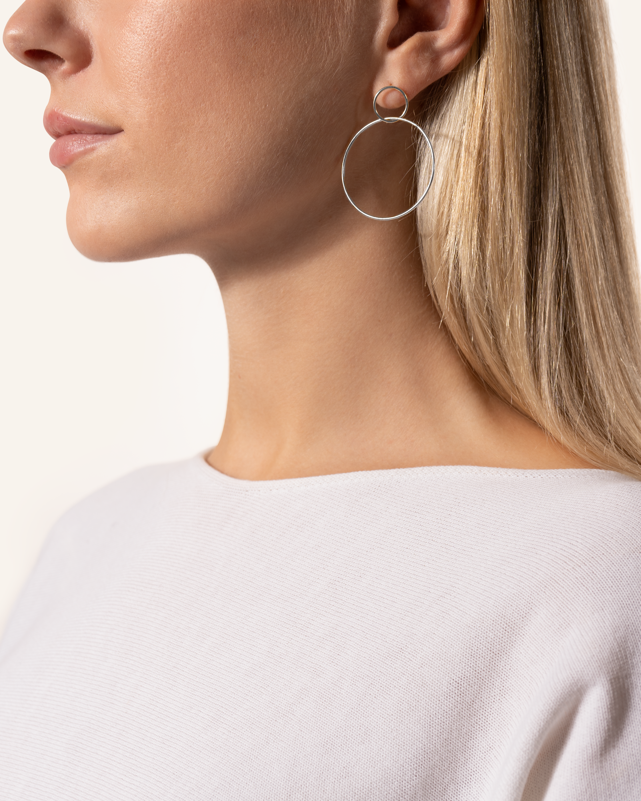 Venus - silver earrings