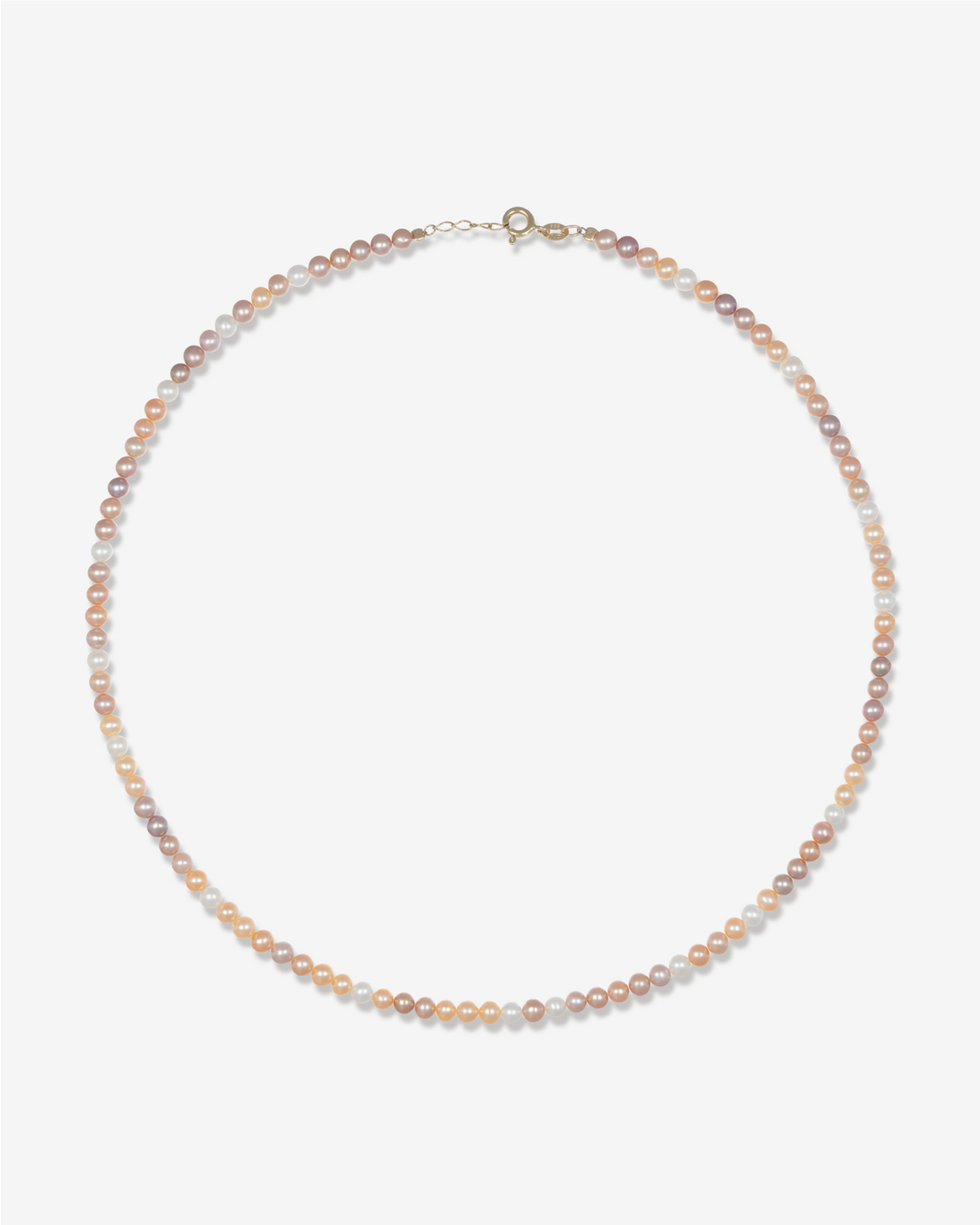 Pera – Choker Gold | Zarte Perlenchoker mit Süßwasserperlen in 14k Gelbgold | KONI Design Wien