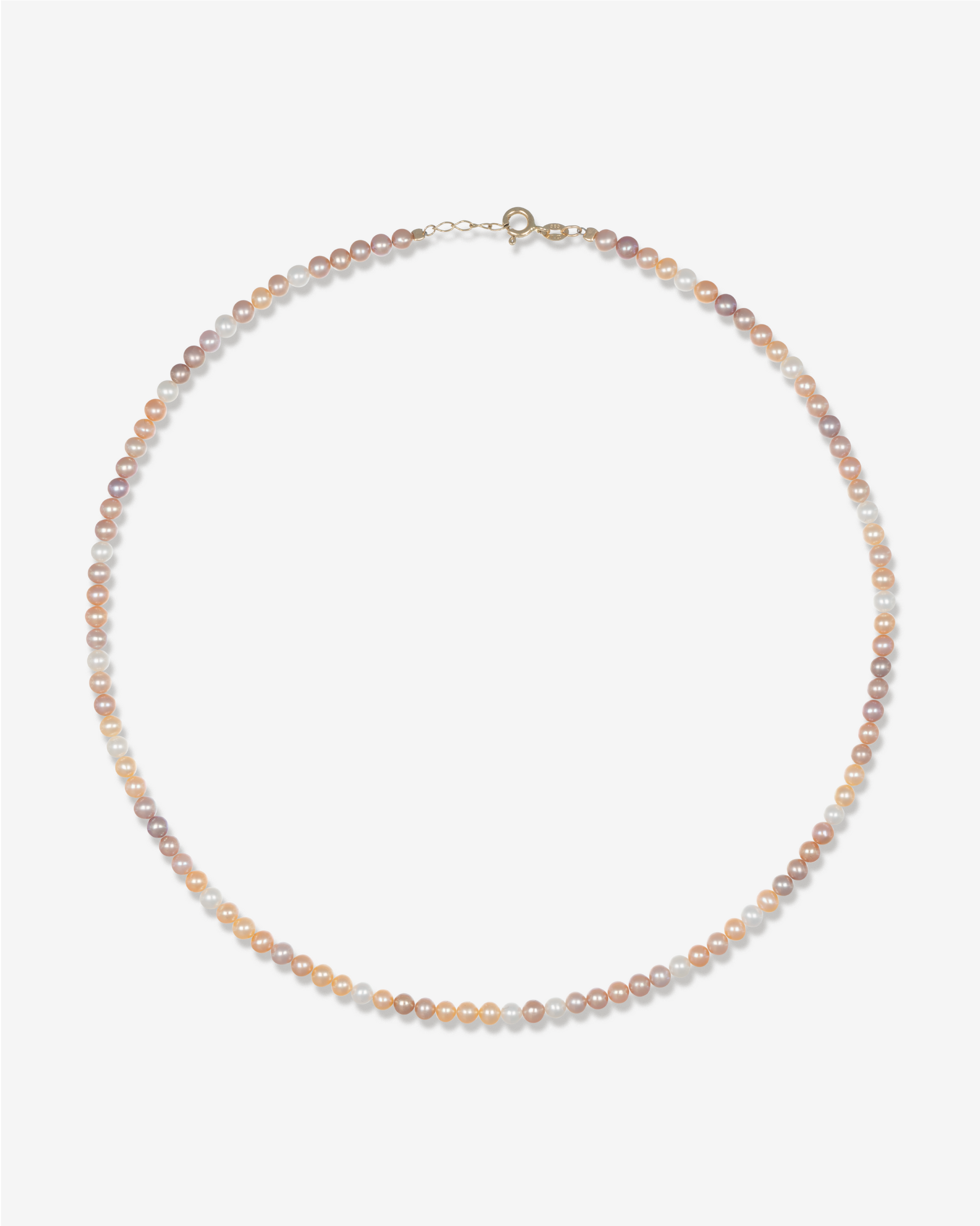 Pera – Choker Gold | Zarte Perlenchoker mit Süßwasserperlen in 14k Gelbgold | KONI Design Wien