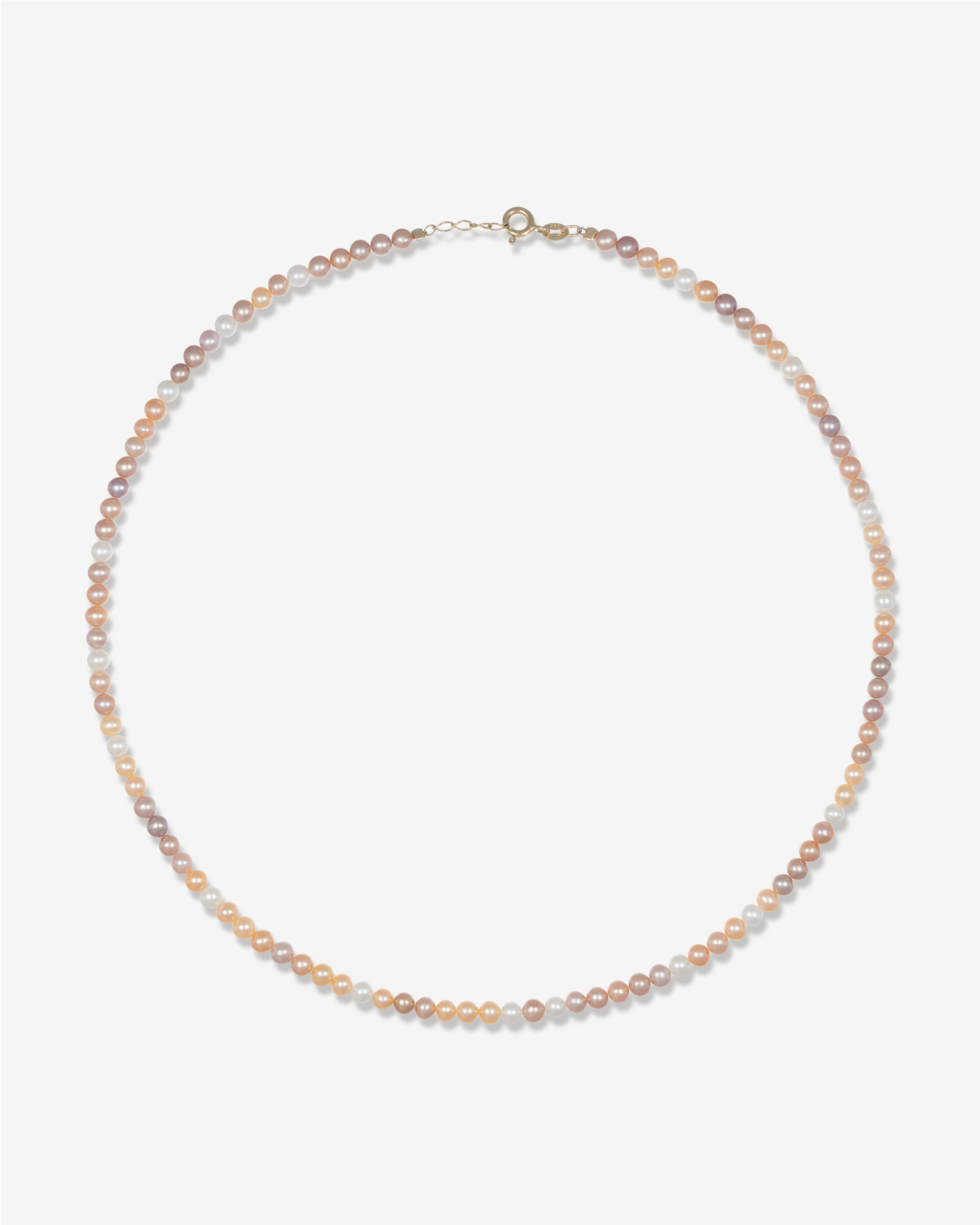 Pera – Choker Gold | Zarte Perlenchoker mit Süßwasserperlen in 14k Gelbgold | KONI Design Wien