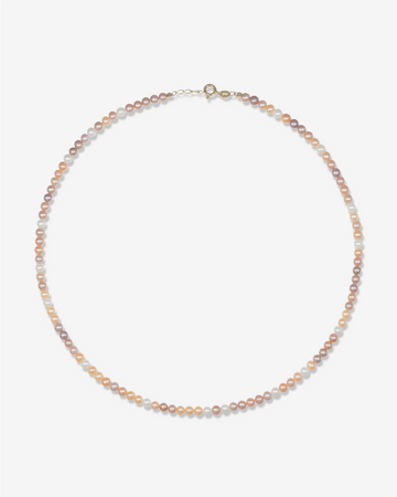 Pera – Choker Gold | Zarte Perlenchoker mit Süßwasserperlen in 14k Gelbgold | KONI Design Wien