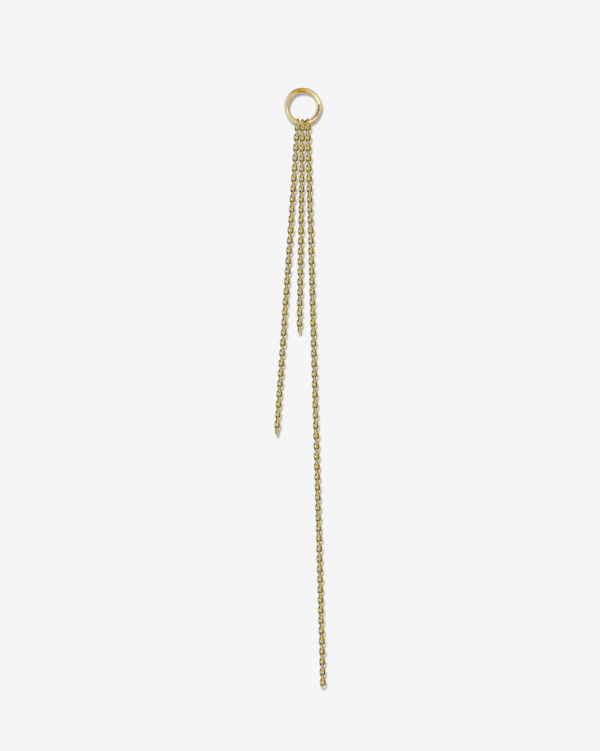 Julia – Gold Anhänger Gelbgold | Einzelner Anhänger an Kreole | KONI Design Wien