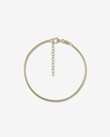 Mumbai – Armkette Gold | Filigrane Schlangenkette aus 925 Sterling Silber vergoldet | KONI Design Wien
