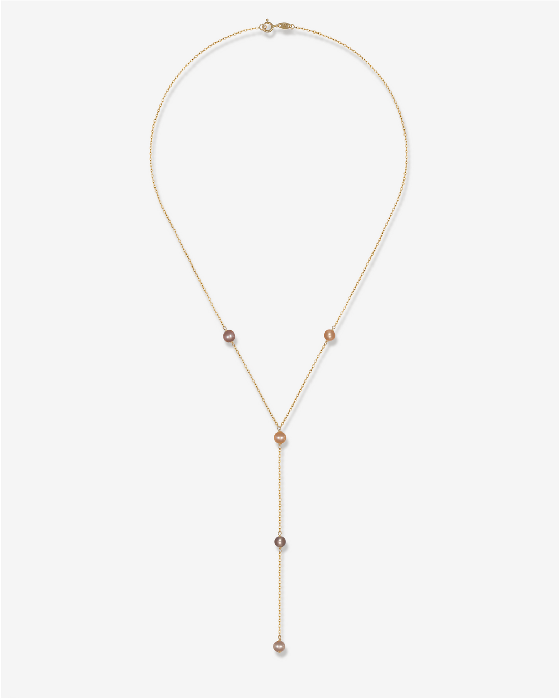Peach – Y-Halskette Gold | Y-Halskette mit Anhänger | KONI Design Wien