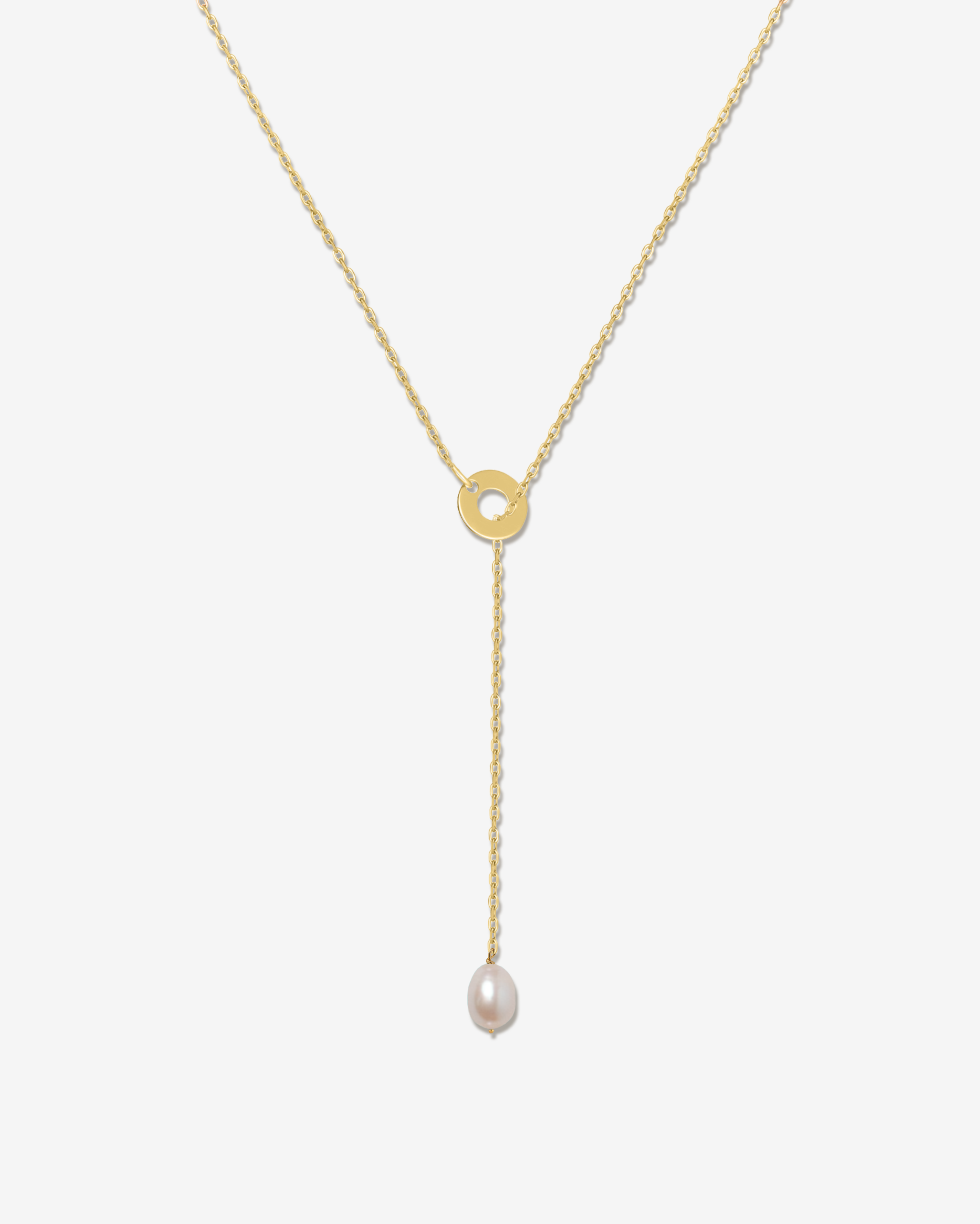 White Magnolia – Y necklace