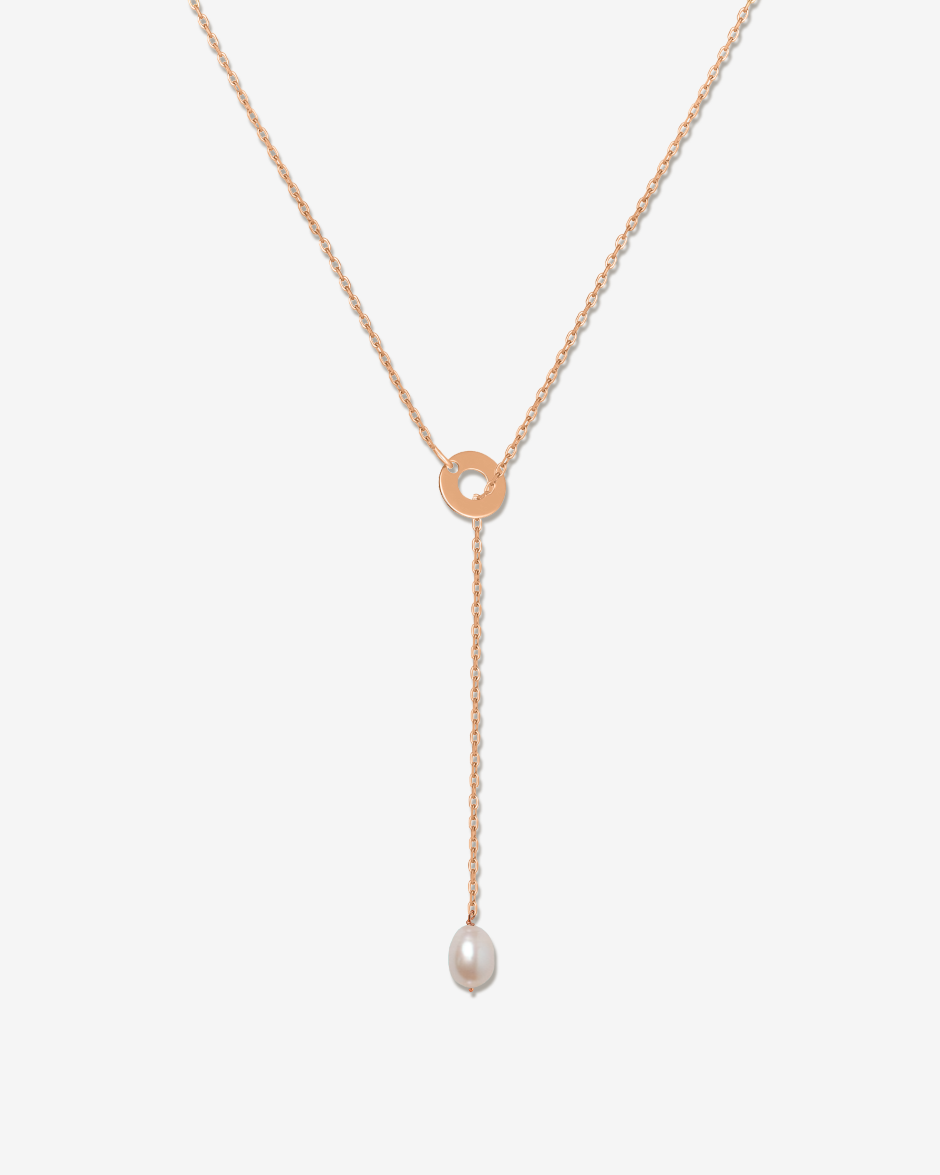 White Magnolia – Y necklace