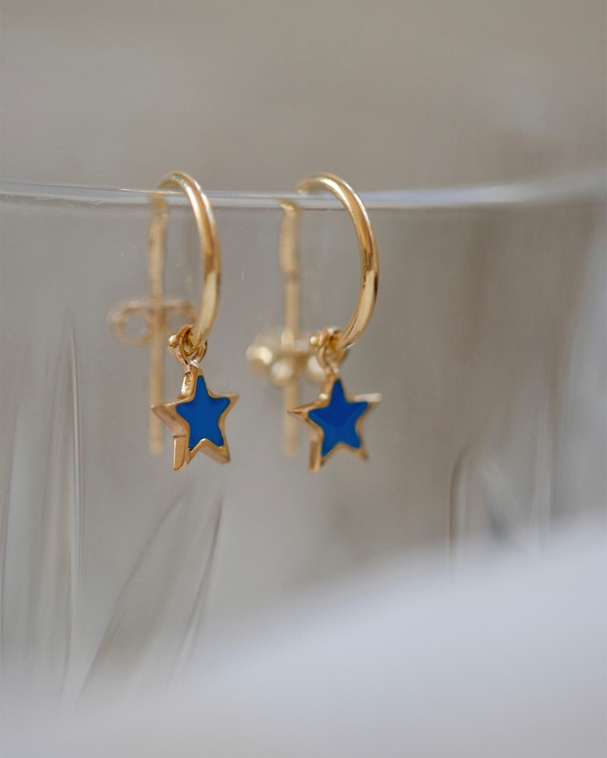 Blue Stars Earrings