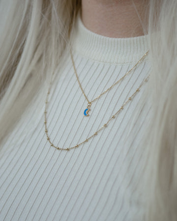 Blue Moon Necklace