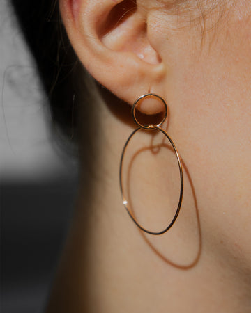 Venus - silver earrings