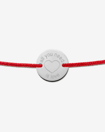 All you need is Love - Gravur Armband