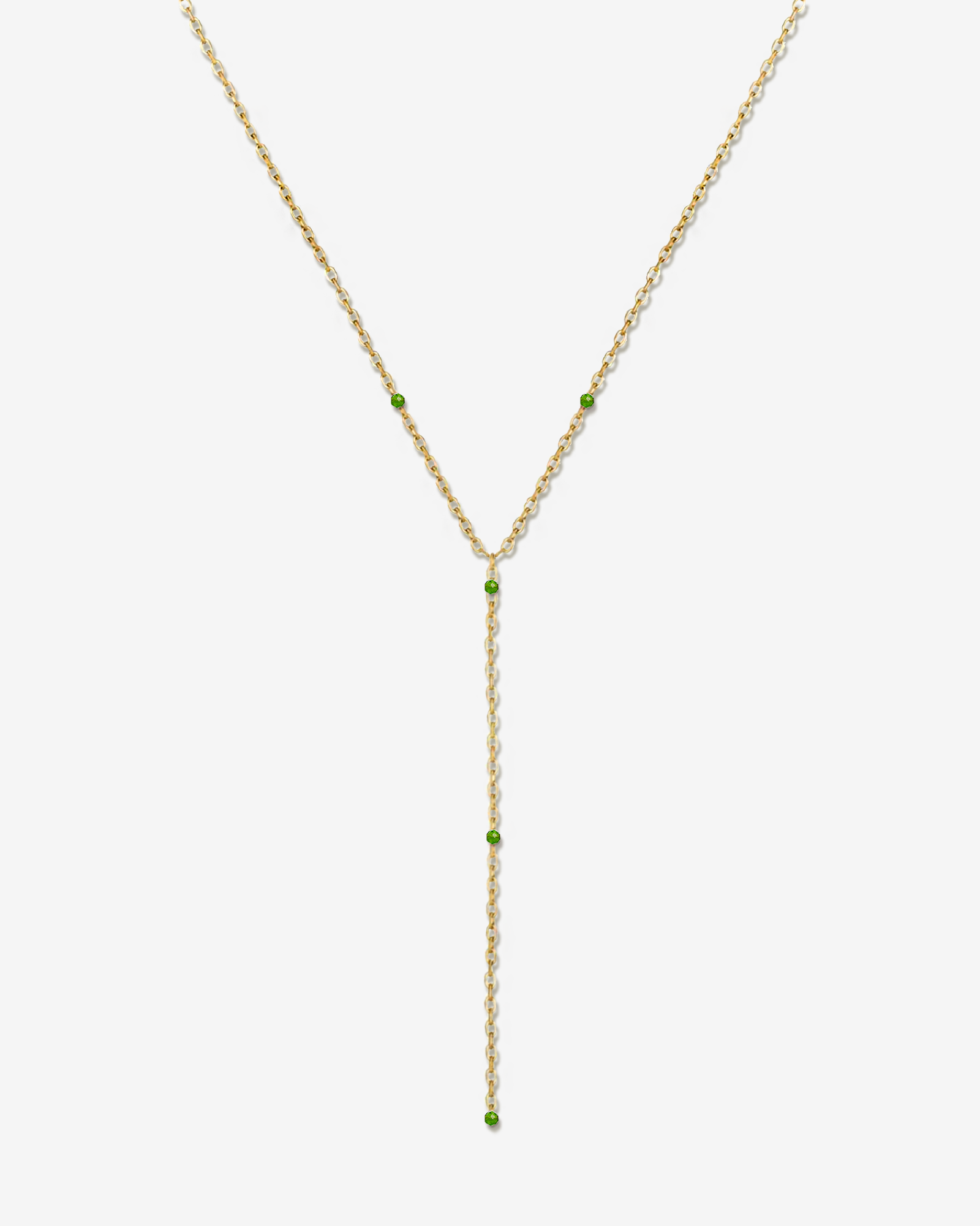 Lariat - Gold Necklace
