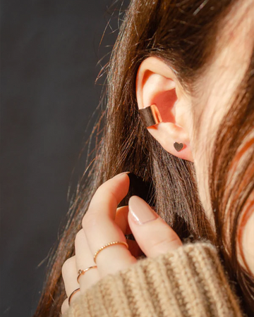 Heart - stud earrings