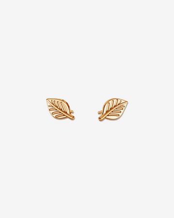 Leaf - stud earrings