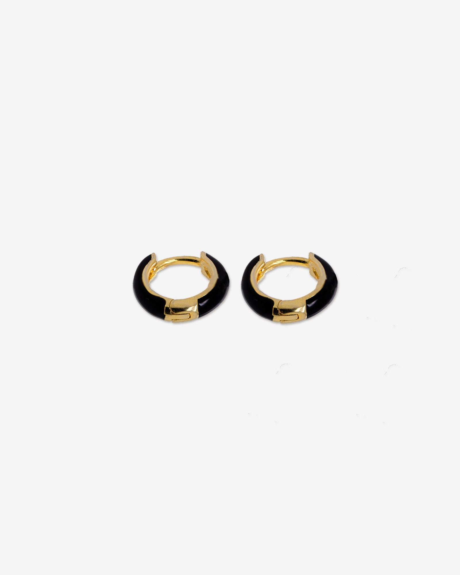 Rosella - Silver hoop earrings